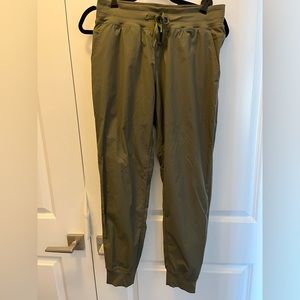 Zyia Olive colored Trail joggers, size 6-8.